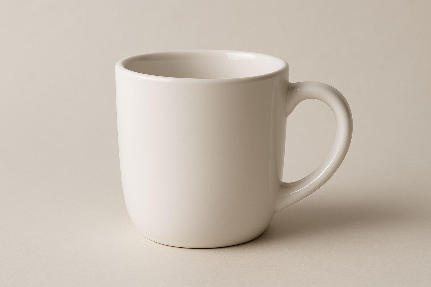 Ceramic coffee mug white